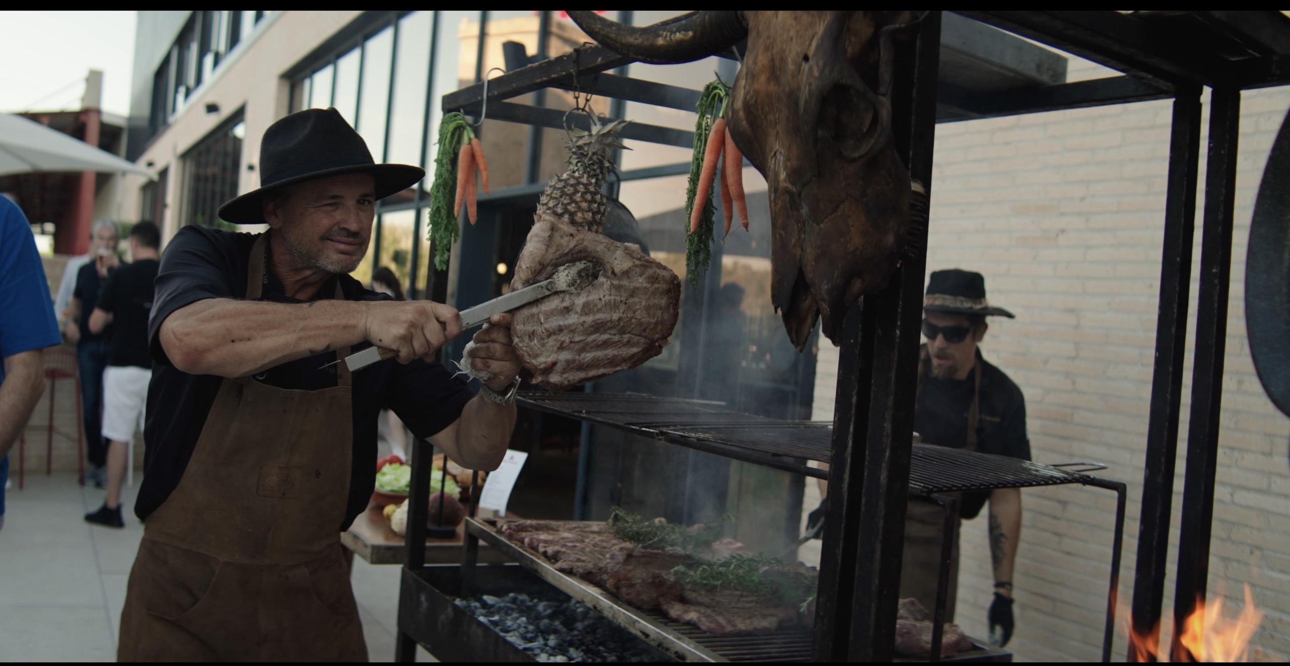 Barbecue an der Motorworld Mallorca